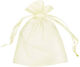 Organza Pouch Set/10 10x15cm Ecru