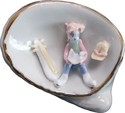 Capodimonte Porzellan Dekoratives Element für Hochzeitsgeschenkmaterialien 9x8x5cm Capodimonte Porzellan Dekoratives Element für Hochzeitsgeschenkmaterialien 9x8x5cm
