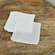 Taschentuchstoff Set/10 12x12cm Weiß