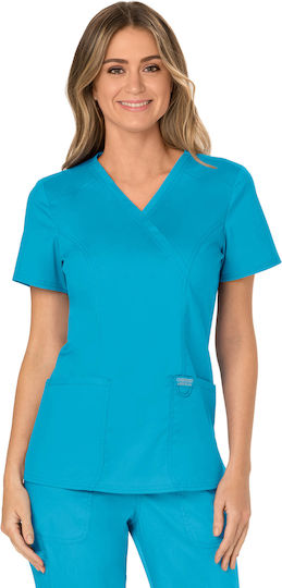 Cherokee Women's Turquoise Medical Blouse
