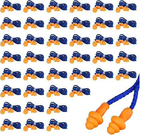 Dopuri De Urechi Din Silicon Cu Șnur De Siguranță X00266S1G9 40 Bucăți
