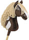 Hobby Horse Large Premium Stick Horse Western Iv Dark Bay Light Mane A3