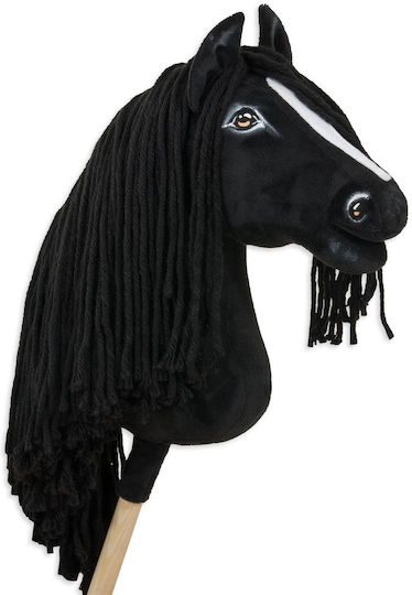 Hobby Horse Große Premium Stabpferd Friesisches Pferd Mähne Ii A3