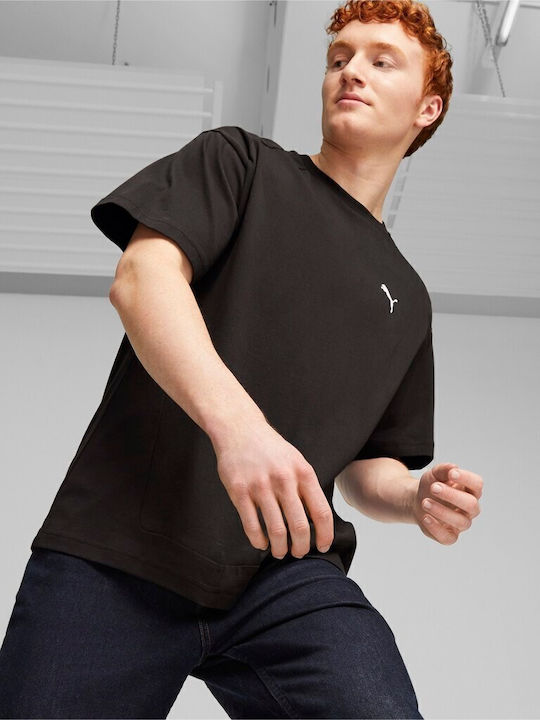 PUMA Rad Cal Kurzarm T-Shirt Schwarz PUMA Rad Cal Kurzarm T-Shirt Schwarz