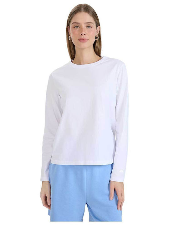 Women's Blouse Cotton Long Sleeve White
