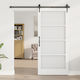Вътрешна Врата Стъкло Orkdal Бяла 93x202x4 См
