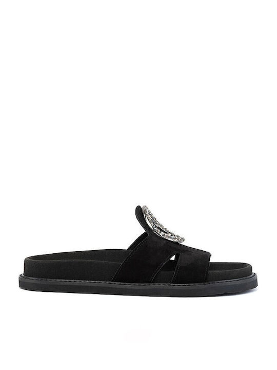 Komis & Komis Leather Women's Flat Sandals in B...