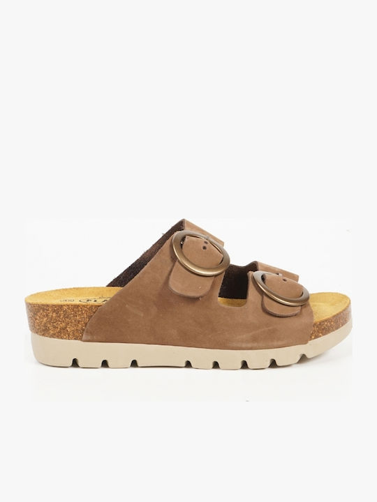 Plakton Leather Women's Flat Sandals Anatomic i...