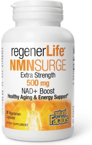 Natural Factors RegenerLife 500mg Ειδικό Συμπλήρωμα Διατροφής 30 κάψουλες