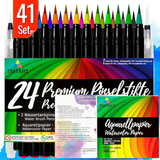 Tritart Set de creioane colorate 24buc Pachet de 1 ambalaje