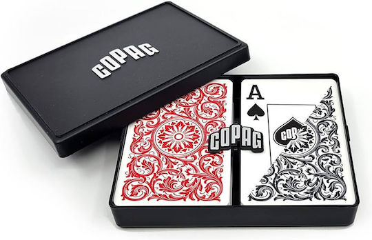 Copag 1546 Red And Black Jumbo Index Bridge Playing Cards