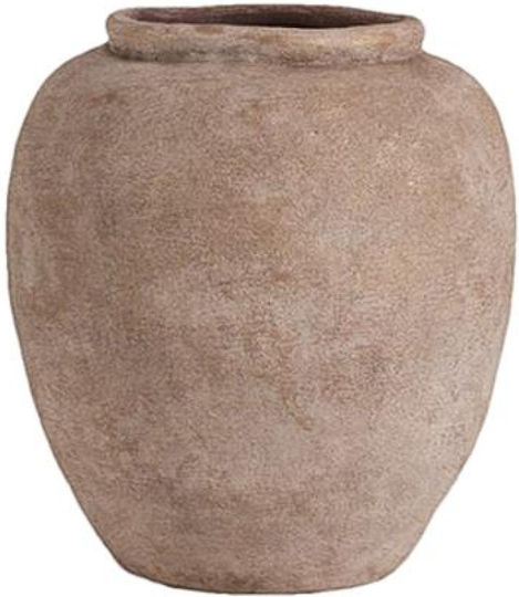 Zaros Ceramic Orange Vase 28xH31cm Zaros Ceramic Orange Vase 28xH31cm