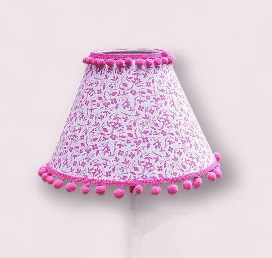 Lampenschirm Porzellanlampe Shine Rosa Maße 20*15*10