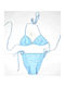 Set Bikini Triangle Light Blue