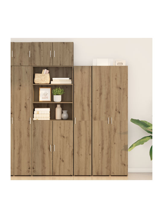 Cabinet Floor High Walnut 30x42.5x185cm