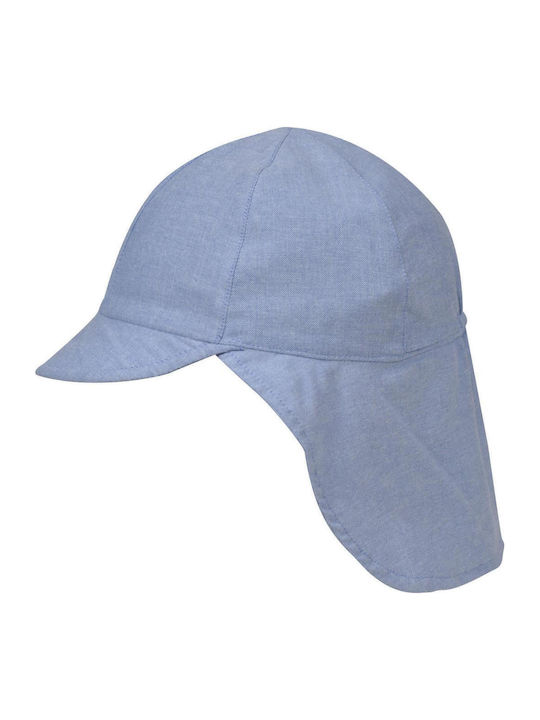 Stamion Kinderhut Stoff Sonnenschutz Hellblau