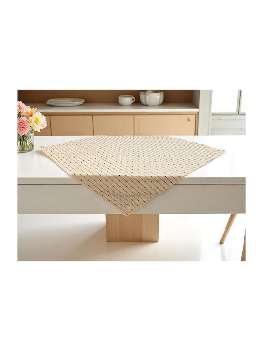 Linea Home Кариран Ленена Ginger 100x100бр