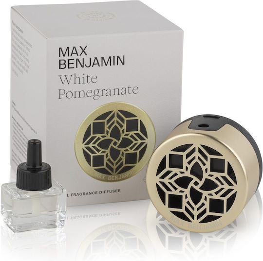 Elektrischer Raumduft Diffusor Wand & 15ml Ersatzöle Weißer Granatapfel Max Benjamin