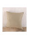 Rythmos Decorative Pillow Case Raven From 100% Cotton Brown 40x40cm