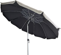 Summer Club Eden 2.25m Μαύρη Black/Beige Summer Club Eden 2.25m Μαύρη Black/Beige