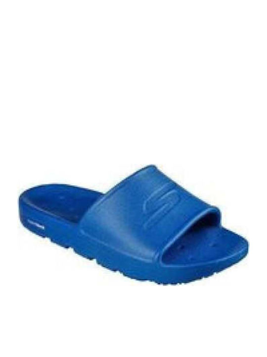 Skechers Hyper Ease Ανδρικά Slides Ανατομικά Μπλε