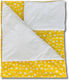 Set de lenjerie de pat pentru cărucior Cărucior Galben Blanket, Lightweight Bag, And Pillow