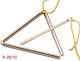 Power Beat Music Triangle 10 Inch Steel