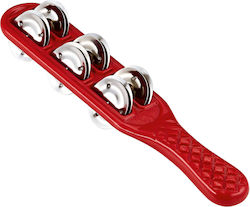 Nino Percussion Nino Nino 13r Τζίλιες Jingle Stick NAKM22ME00440 με 6 Κουδούνια Nino Percussion Nino Nino 13r Τζίλιες Jingle Stick NAKM22ME00440 με 6 Κουδούνια