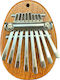 Baby Kalimba Oval Kalimba Natürliches Holz