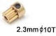 Motor Pinion 10t 0.5m 2.3mm Hole