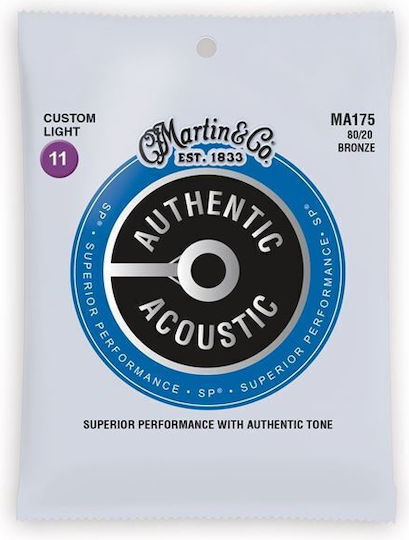 Martin Satz Saiten für Akustische Gitarre 11 - 52"