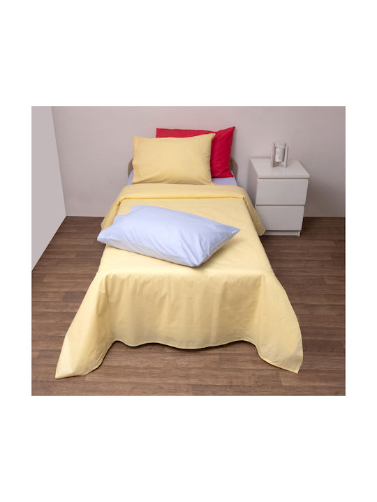 Viopros Baby Duvet Cover Set With Pillowcase Yellow 120x160cm