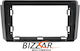 Bizzar DIN Fascia Panels 2 Din Compatible with Screen 9" for SsangYong Rexton 2002-2006