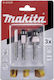 Makita Fräser-set 3-tlg 6mm