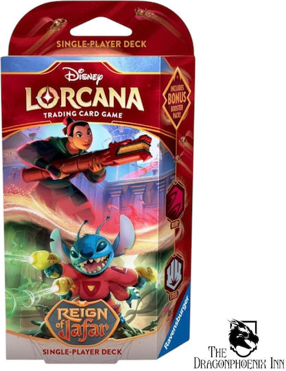Disney Lorcana Reign Jafar Ruby-Steel Starter Deck Display