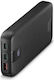 HAMA Power Bank 20000mAh with USB-A Port and 2 USB-C Ports Power Delivery Gray