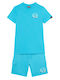 Kids' Set with Shorts Summer 2pcs Turquoise Circati