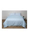 Viopros Semi Double Bed Sheets Set With Rubber Hugger 120x200+25cm Green (3 Pieces)