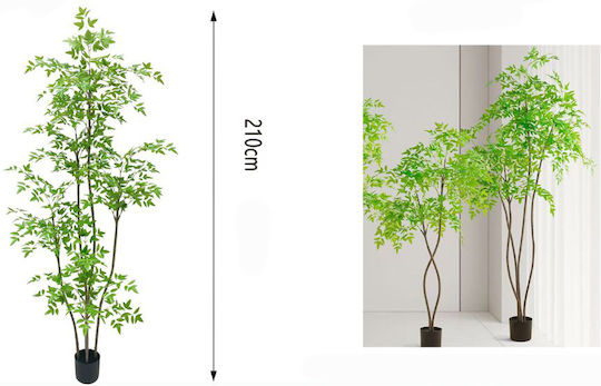 Plantă Decorativă Artificială În Ghiveci 210cm Galifas 8584352 Galifas