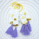 Kymi Christening Charm Keychain Purple 50 Pieces