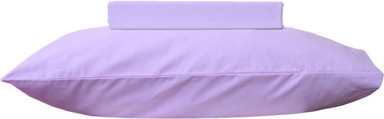 Viopros Pillowcase Set with Envelope Cover Lila 50x70cm.