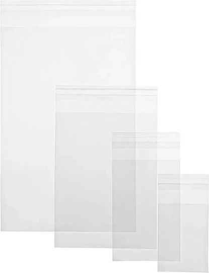 Polypropylene PP Packaging Bag Self Adhesive 10x12cm 100pcs