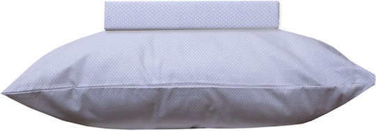 Viopros Set Pillowcases with Envelope Cover Gray 50x70cm