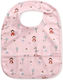 Tutete Waterproof Bib Fabric with Button & Pocket Little Red