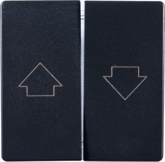 Kontakt-Simon Dimmer Switch Front in Gray Color 82028-38