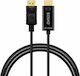 Savio Cable DisplayPort male - HDMI male 1.5m Black
