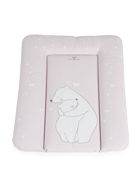 Cangaroo Soft Changing Pad Bears made of Plastic Pink 50x70cm
