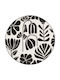 Plate Shallow made of Porcelain Green with Diameter 27cm