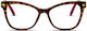 Blue Light Computer Glasses Kensington Royal Tortoise