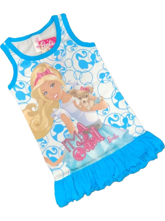 Minerva Kids' Nightgown Turquoise Barbie